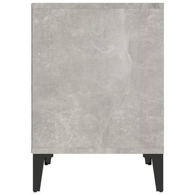 Bedside Cabinets 2 pcs Concrete Grey 40x35x50 cm