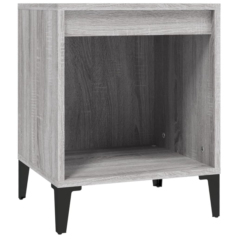 Bedside Cabinets 2 pcs Grey Sonoma 40x35x50 cm