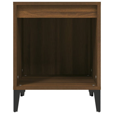 Bedside Cabinets 2 pcs Brown Oak 40x35x50 cm