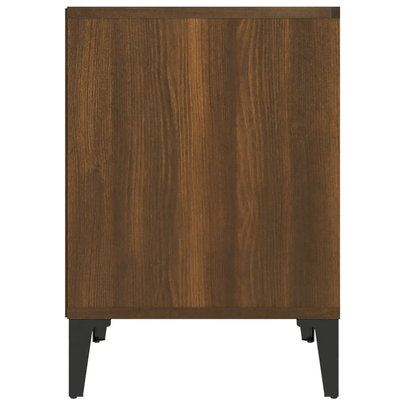 Bedside Cabinets 2 pcs Brown Oak 40x35x50 cm