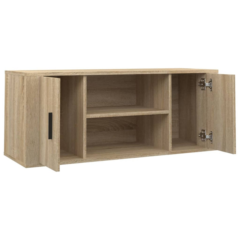 TV Cabinet Sonoma Oak 100x35x40 cm Engineered Wood