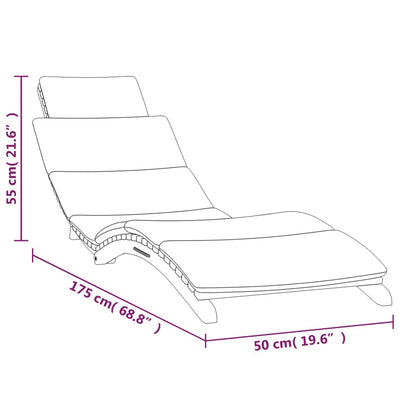 Sun Loungers 2 pcs with Cushions Solid Wood Teak