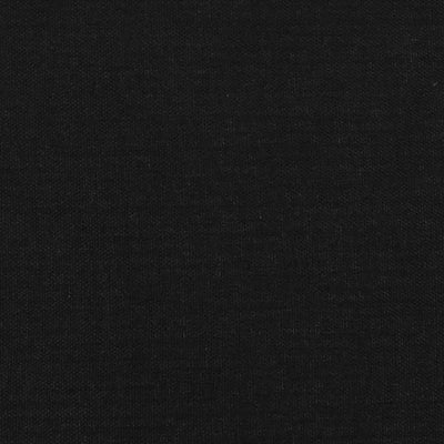 Bed Frame without Mattress Black Double Fabric