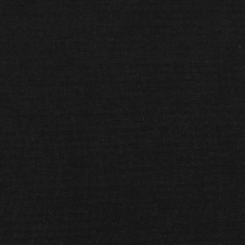 Bed Frame without Mattress Black Double Fabric