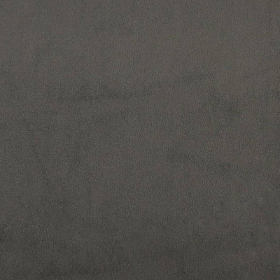 Bed Frame without Mattress Dark Grey Double Velvet