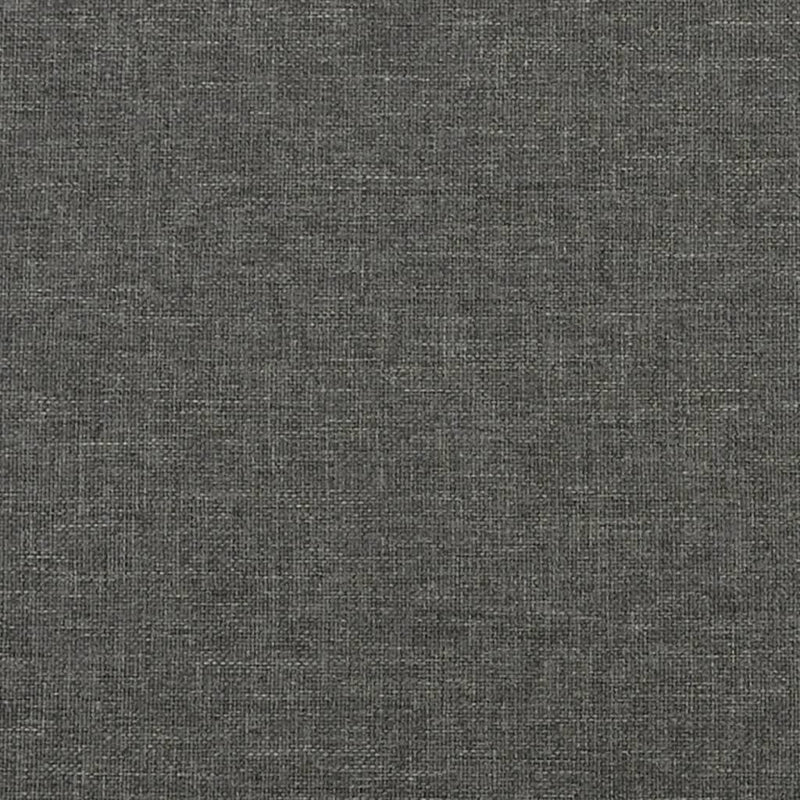 Bed Frame without Mattress Dark Grey 107x203 cm King Single Fabric