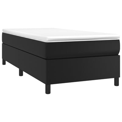 Bed Frame without Mattress Black King Single Faux Leather