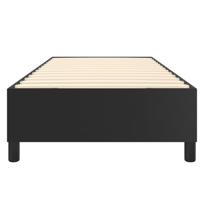 Bed Frame without Mattress Black King Single Faux Leather