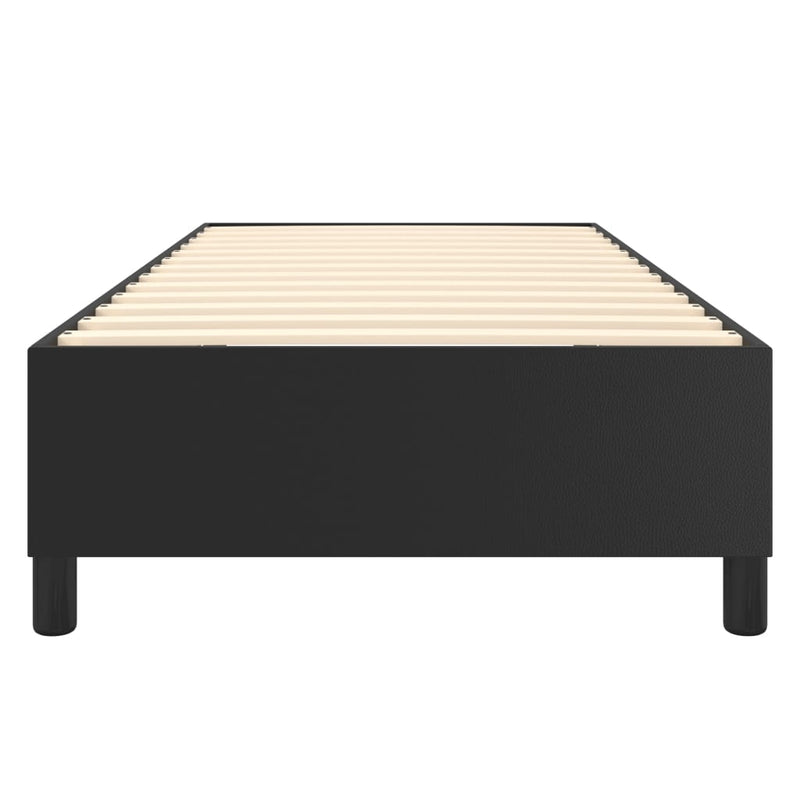 Bed Frame without Mattress Black King Single Faux Leather