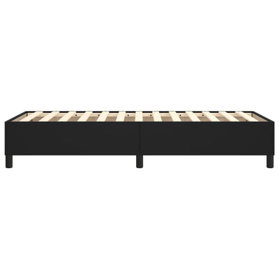 Bed Frame without Mattress Black King Single Faux Leather