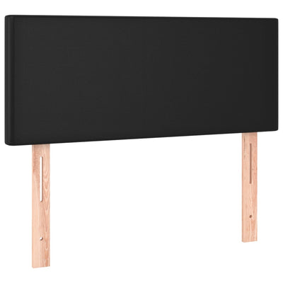 LED Headboard Black 100 cm Faux Leather