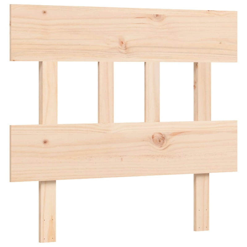 Bed Frame without Mattress 90x190 cm Solid Wood