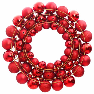 Christmas Wreath Red 45 cm Polystyrene