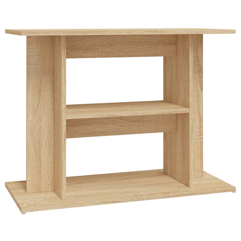 Aquarium Stand Sonoma Oak 80x35x60 cm Engineered Wood