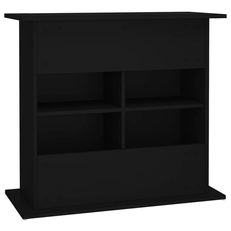 Aquarium Stand Black 81x36x73 cm Engineered Wood