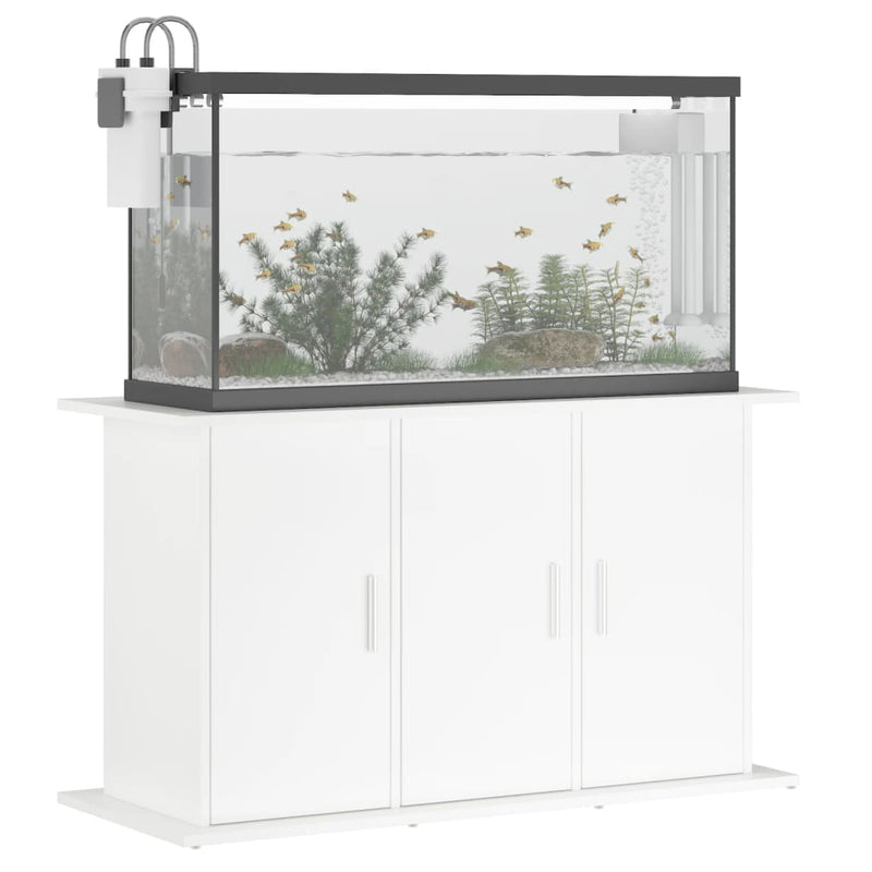 Aquarium Stand White 101x41x58 cm Engineered Wood