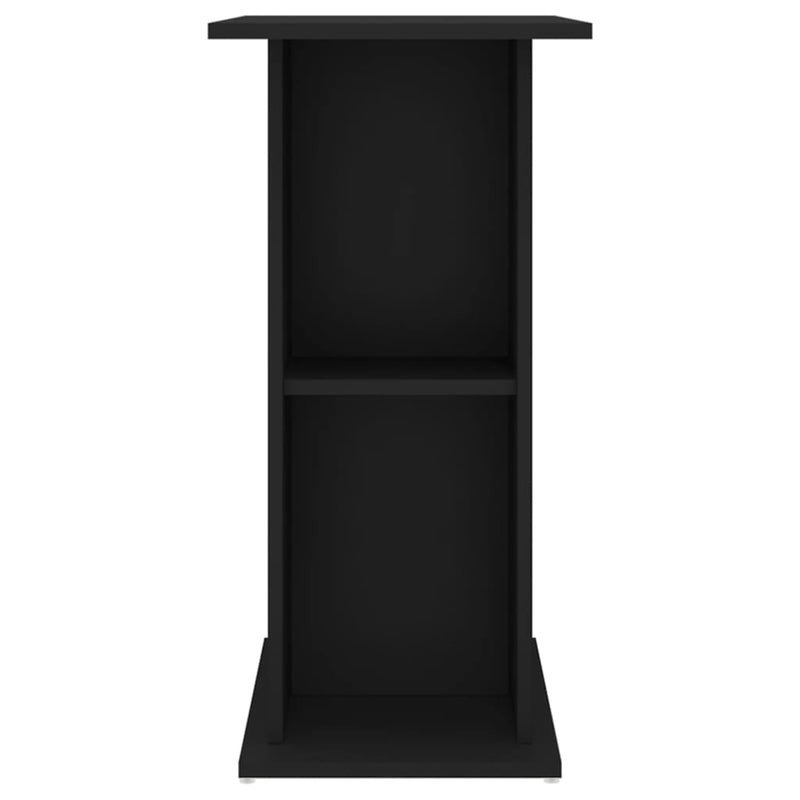 Aquarium Stand Black 75x36x72.5 cm Engineered Wood