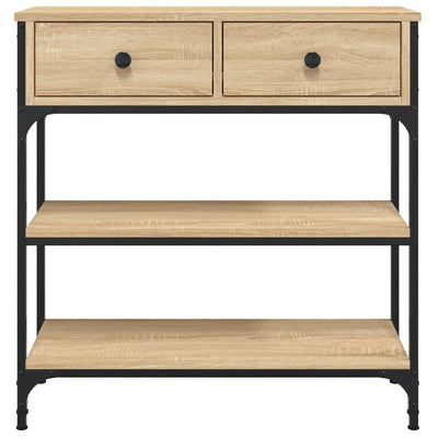 Console Table Sonoma Oak 72.5x25x75 cm Engineered Wood