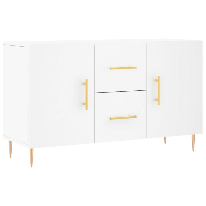 Sideboard White 100x36x60 cm Engineered Wood