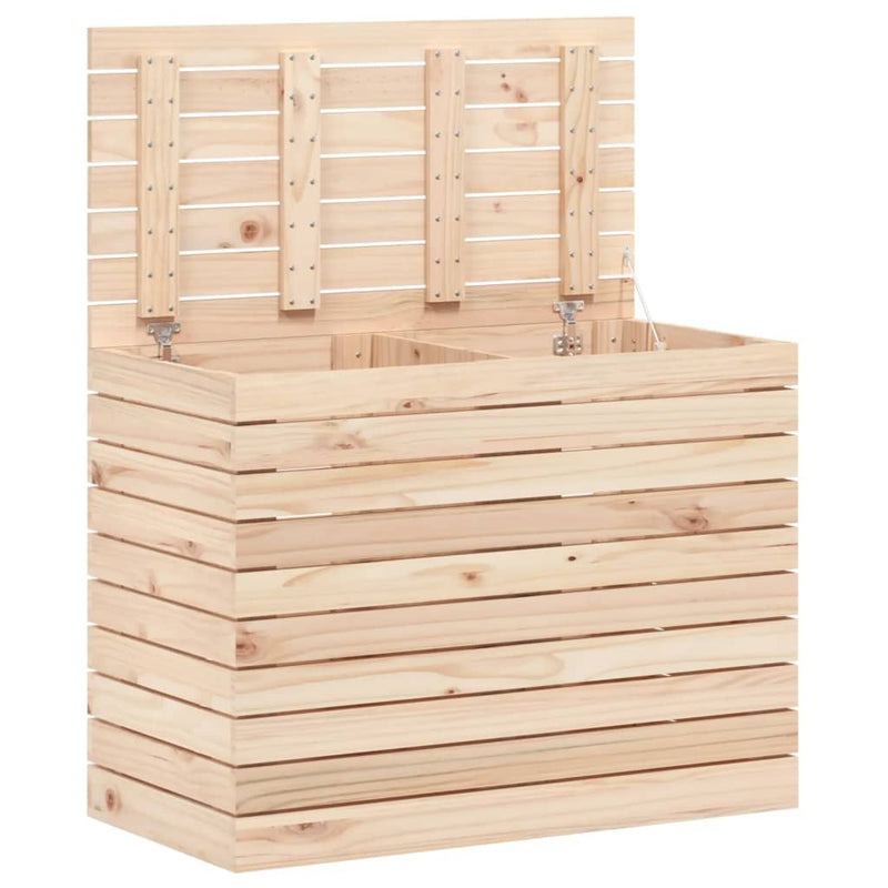 Laundry Basket 88.5x44x66 cm Solid Wood Pine