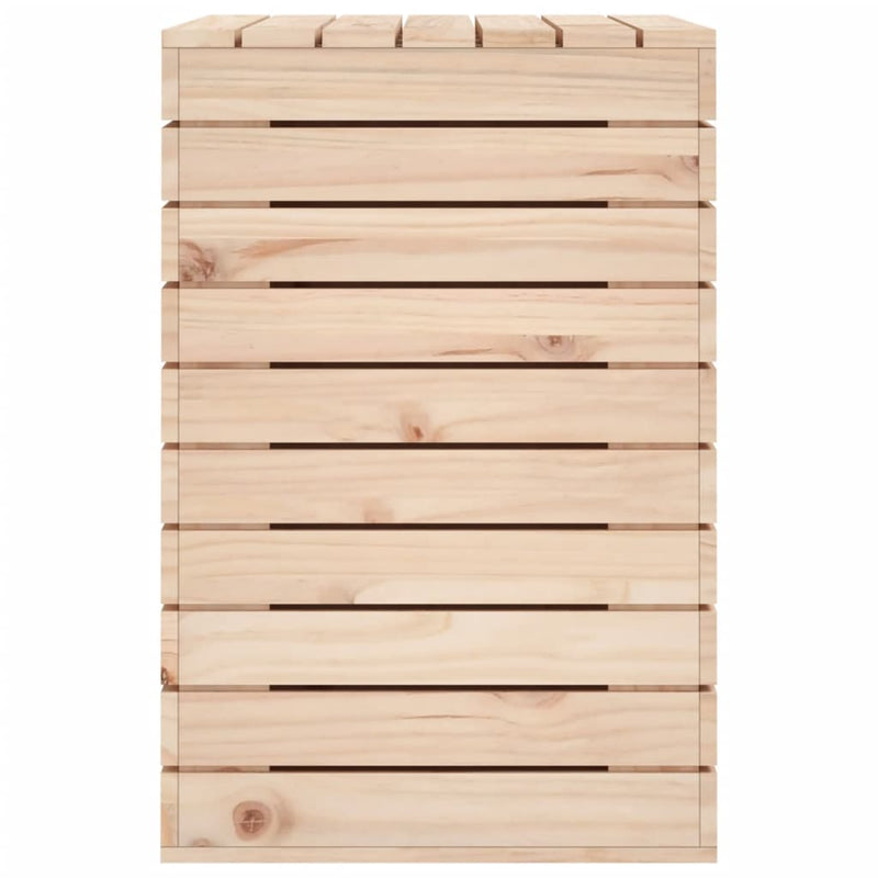 Laundry Basket 88.5x44x66 cm Solid Wood Pine