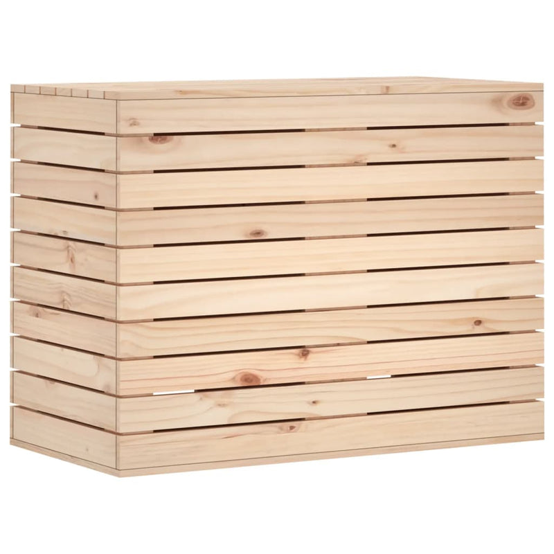 Laundry Basket 88.5x44x66 cm Solid Wood Pine