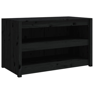 Outdoor Kitchen Cabinet Black 106x55x64 cm Solid Wood Pine