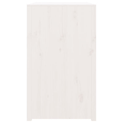 Outdoor Kitchen Cabinet White 106x55x92 cm Solid Wood Pine