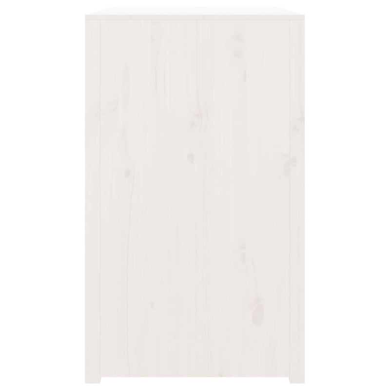 Outdoor Kitchen Cabinet White 106x55x92 cm Solid Wood Pine