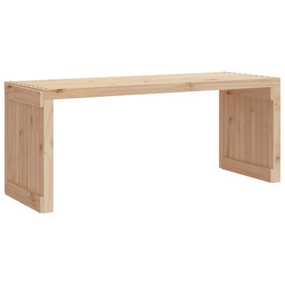 Garden Bench Extendable 212.5x40.5x45 cm Solid Wood Pine