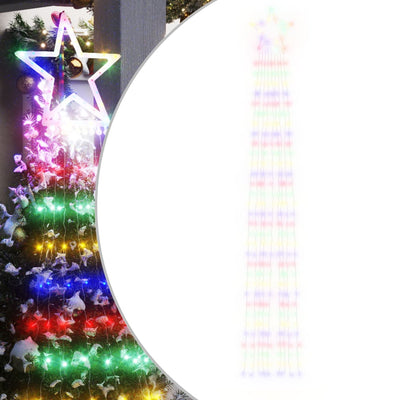 Christmas Tree Light 320 LEDs Colourful 375 cm