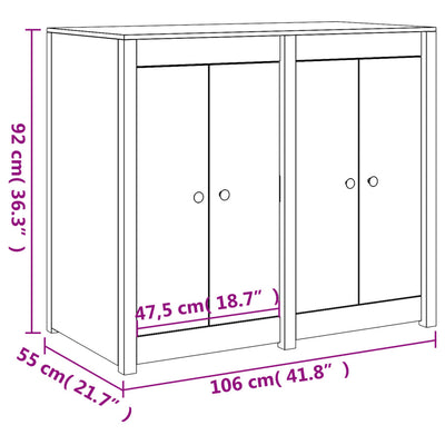 Outdoor Kitchen Cabinet Solid Wood Douglas