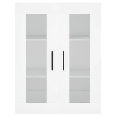 Wall Mounted Cabinet White 69.5x34x90 cm