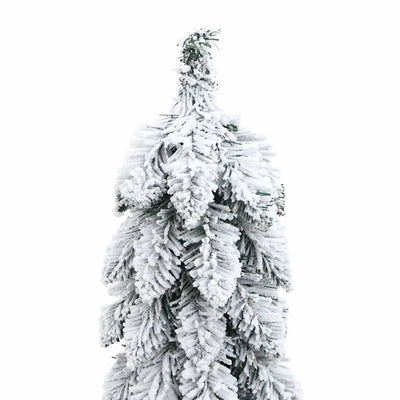 Artificial Pre-lit Christmas Tree with 30 LEDs and Flocked Snow 60 cm