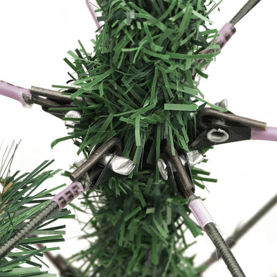 Artificial Hinged Christmas Tree with Cones and Berries 120 cm