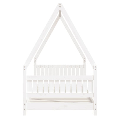 Kids Bed Frame White 90x190 cm Solid Wood Pine