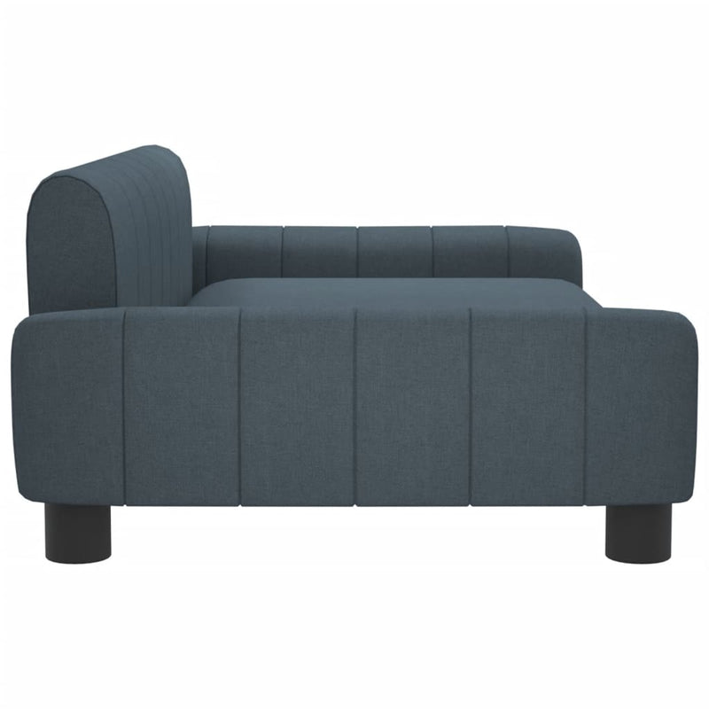 Kids Sofa Dark Grey 90x53x30 cm Fabric