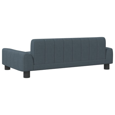 Kids Sofa Dark Grey 90x53x30 cm Fabric