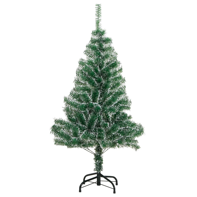 Artificial Christmas Tree with Flocked Snow Green 120 cm