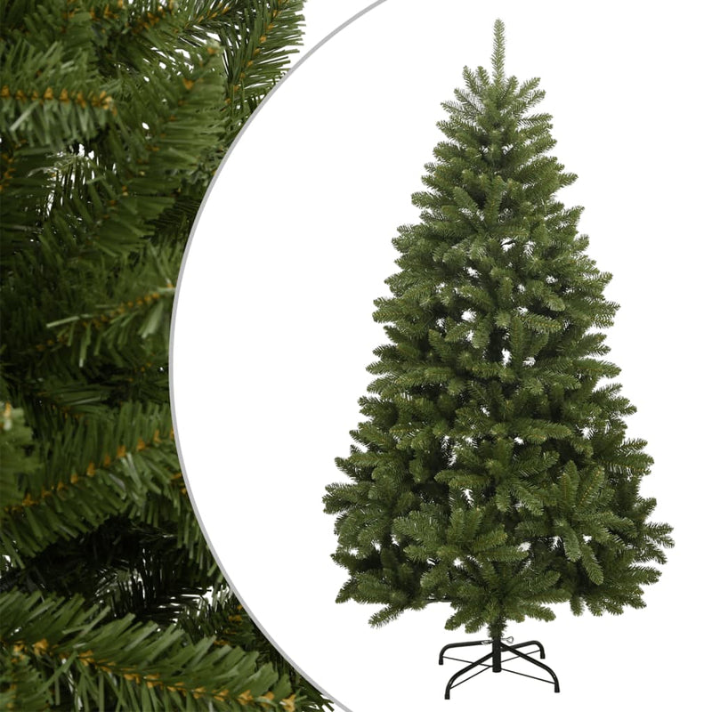 Artificial Hinged Christmas Tree with Stand Green 210 cm