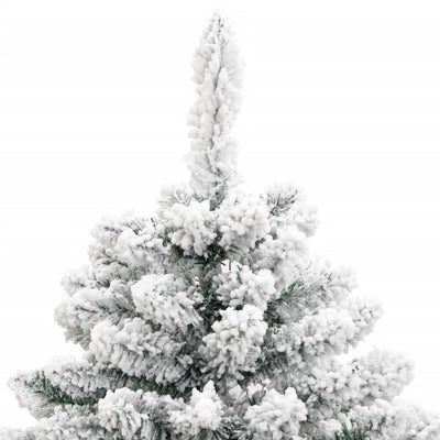 Artificial Hinged Christmas Tree with Flocked Snow 150 cm