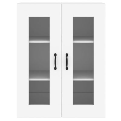 Wall Mounted Cabinets 2 pcs White Engineered Wood