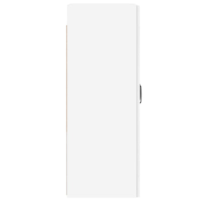 Wall Mounted Cabinets 2 pcs White Engineered Wood