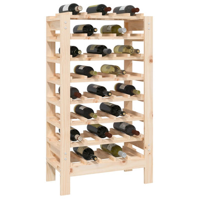 Wine Rack 61.5x30x107.5 cm Solid Wood Pine