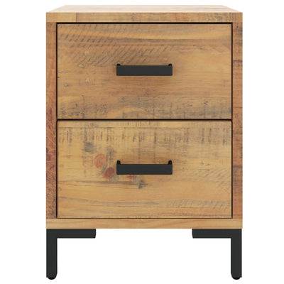 Bedside Cabinets 2 pcs 36x30x45 cm Solid Wood Pine