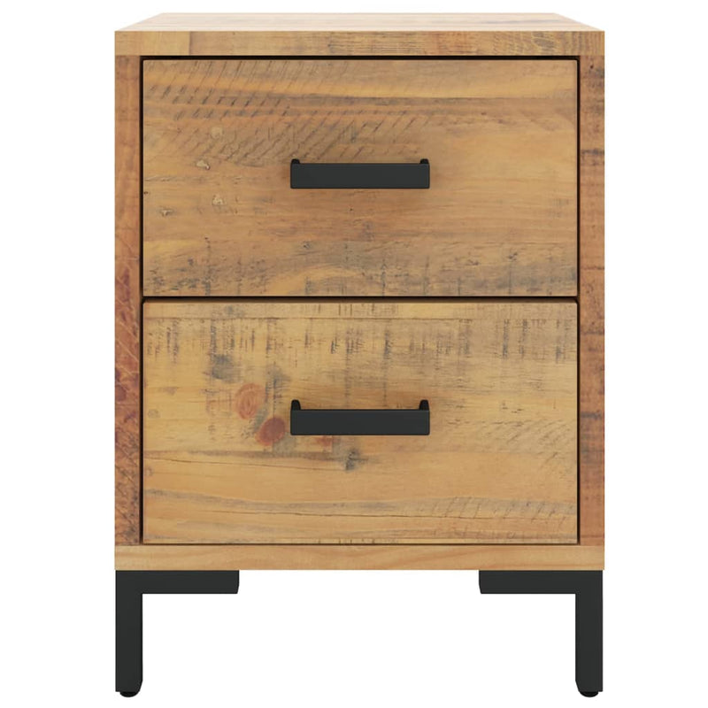 Bedside Cabinets 2 pcs 36x30x45 cm Solid Wood Pine