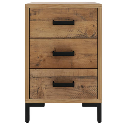 Bedside Cabinets 2 pcs 40x30x55 cm Solid Wood Pine