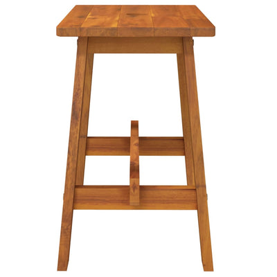 Stool 45x29x45 cm Rectangular Solid Wood Acacia