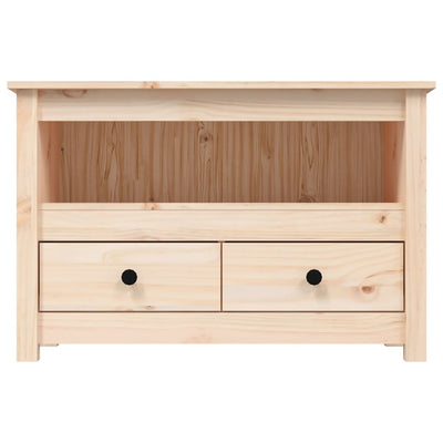 TV Cabinet 79x35x52 cm Solid Wood Pine