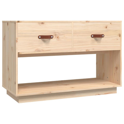 TV Cabinet 90x40x60 cm Solid Wood Pine